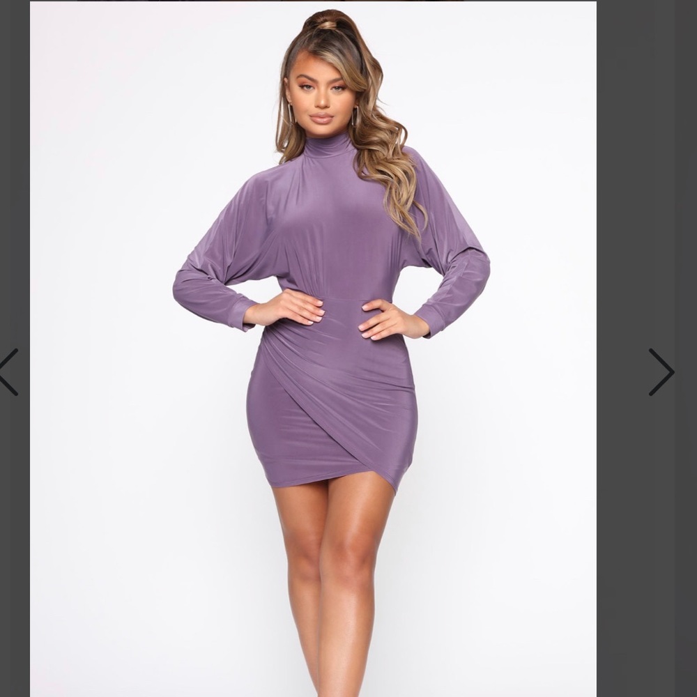 Mini Purple Dress